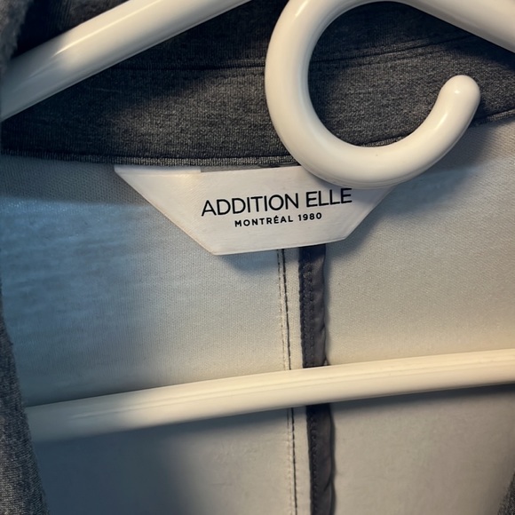 Addition Elle “Scuba” blazer/jacket - single button closure, grey, size 18 - Picture 2 of 4